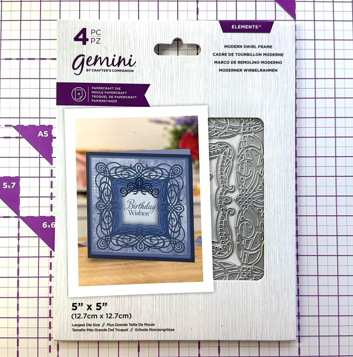 Modern Swirl Frame Cutting Dies of Crafters Companion