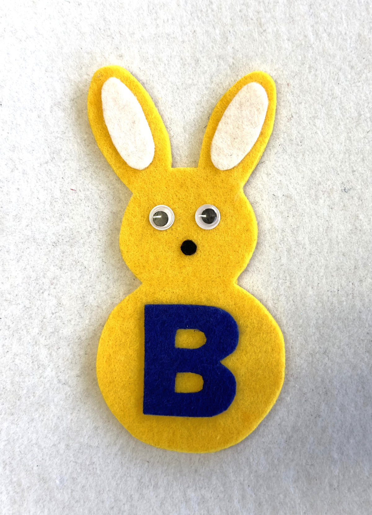 Letters Bunnies Handmade Felt Set is Perfect to Learn Letters and Colors