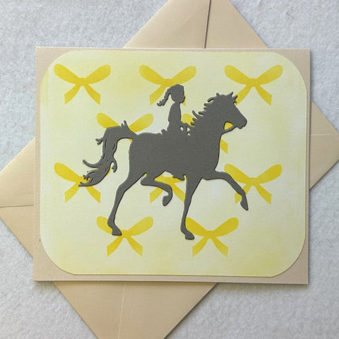 HorseRiding Silhouette Card 3