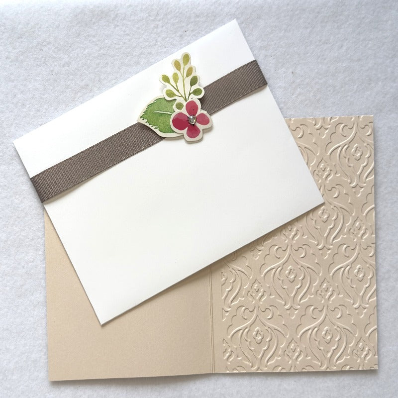 Brown and Green Greeting or Birthday Card