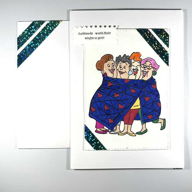 Girlfriends Forever Greeting or Birthday Card