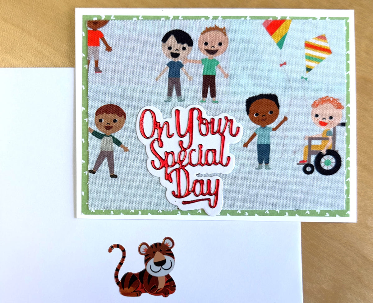 Flannel Child Friendship On Your Special Day Card Set of 5