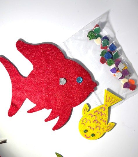The Rainbow Fish Felt Story/BONUS/Flannel Board/Teacher Story Ideas Act/Circle Time Preschool Daycare Story For Kids/       With Bonus!!!