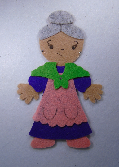 Felt Decoration for a Child's Bedroom or use them Attached to a Birthday Card